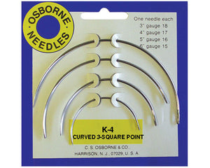 Curved Diamond Point Needle Card / Osborne #OK4
