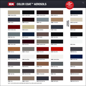 SEM 13000 Series Clear Coat / SEM 15000 Series Color Coat