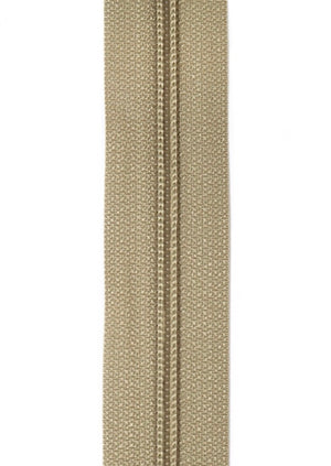 Zipper Chain & Sliders #4.5-Black, Beige & White (Roll)