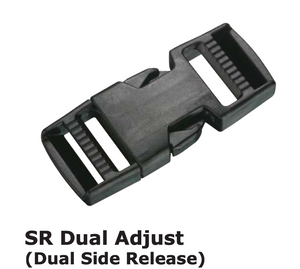 Quick Release Plastic Webbing Buckles -1", 1.5", 2"