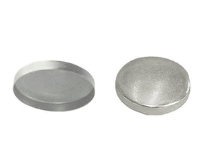 Set of 12 Dura Snap Upholstery Buttons #36 Platinum Gray Vinyl