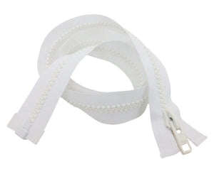 Marine Zippers #10 Vislon W/DBL Pull Slides-(Clearance Item)