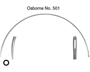 Curved Round Point Needle / Osborne #501-3",4",6"