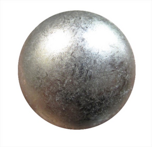 Decorative Nails #PM54 Glazed Pewter Low Dome